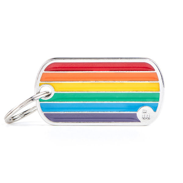Imagen de Chapita Identificatoria Bandera LGBTQ+