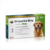 Imagen de PASTILLA ANTIPULGAS Y GARRAPATAS SIMPARICA 80mg 20 a 40 kg 1 comp