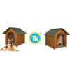 Imagen de CASILLA MADERA MEDIUM 40 X 60 X 70 DE 20 A 30KG