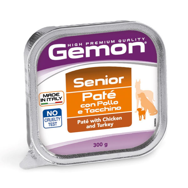 Imagen de PATE GEMON Senior Chicken and Turey 300gr