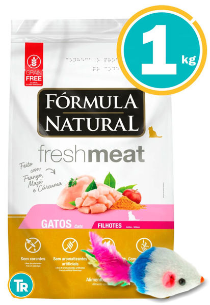 Imagen de FORMULA NATURAL FRESH MEAT GATITOS 1KG + RATÓN