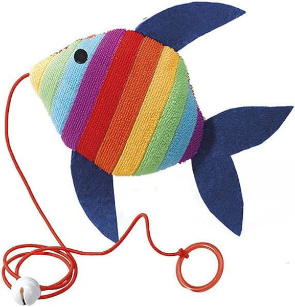 Imagen de JUGUETE PEZ PELUCHE PARA GATOS PA 5024