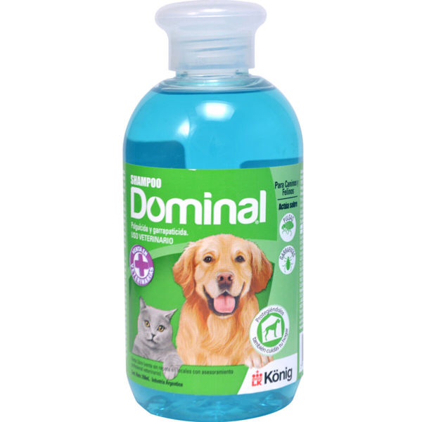 Imagen de SHAMPOO DOMINAL GARRAPATICIDA Y PULGUIDICA 250 ML