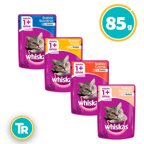 Imagen de SALSA  WHISKAS 85gr x 1 uid