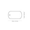 Imagen de Chapita Identificatoria Placa Handmade Rainbow Grande