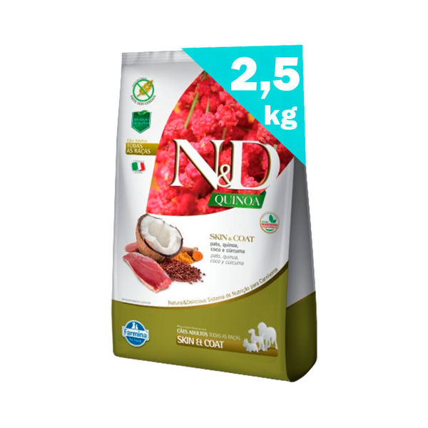 Imagen de NYD Perro Quinoa Skin & Coat Pato 2,5kg