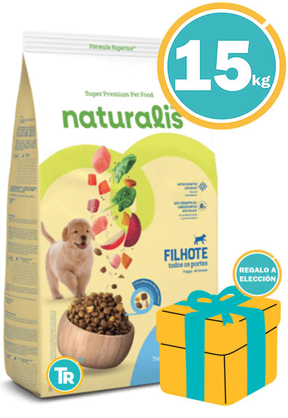 Imagen de NATURALIS Alimento Perro Cachorro Pollo, Pavo y Frutas 15kg