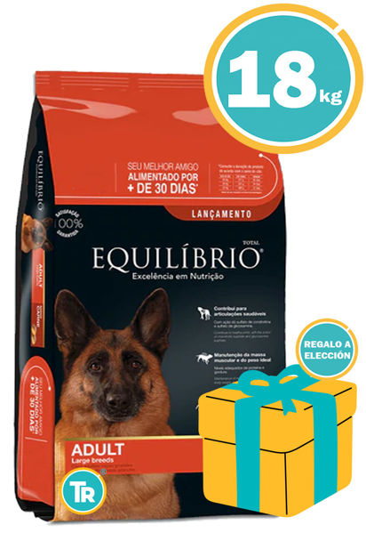 Imagen de EQUILIBRIO Alimento Adulto Razas Grandes 15 + 3 kg
