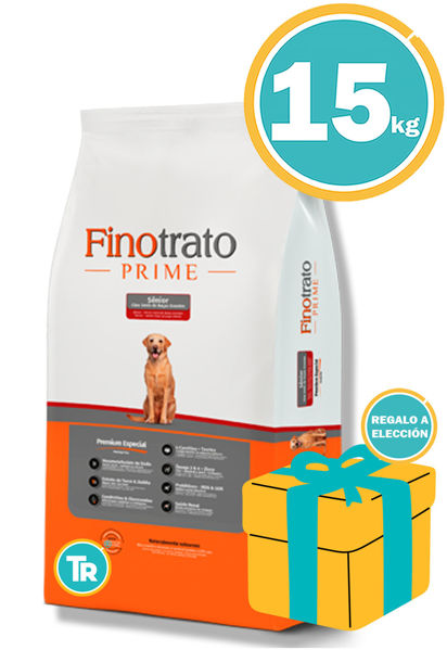 Imagen de FINOTRATO Alimento Senior Raza Grandes 15kg