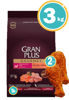 Imagen de GRAN PLUS Perro Adulto Gourmet Mini 3kg Salmón y Pollo  + Patas de pollo