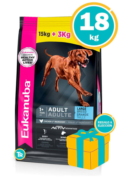 Imagen de EUKANUBA Alimento Adulto Razas Grandes 15 + 3kg