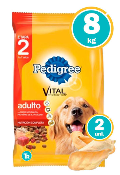 Imagen de PEDIGREE Adulto 8kg + Orejas