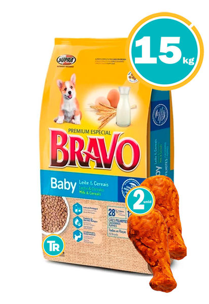 Imagen de BRAVO Baby 15kg + PATA DE POLLO