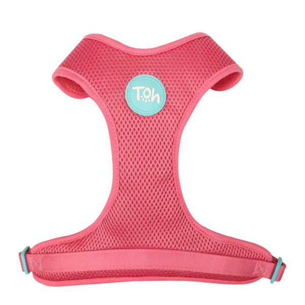 Imagen de ARNÉS DE MALLA EN H TOH TALLE S - ROSA