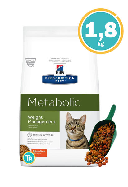 Imagen de HILLS Gato Metabolic 1.8 kg Control Y Perdida Peso a Largo Plazo + Pala