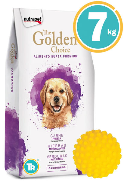 Imagen de THE GOLDEN CHOICE Perro Cachorro 7kg + Pelota
