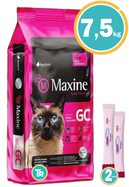 Imagen de MAXINE Gato Castrado 7,5kg + Salsas