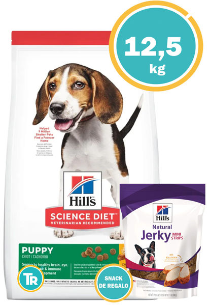 Imagen de HILLS Perro Cachorro Razas Medias 12,5 Kg + Snack de regalo