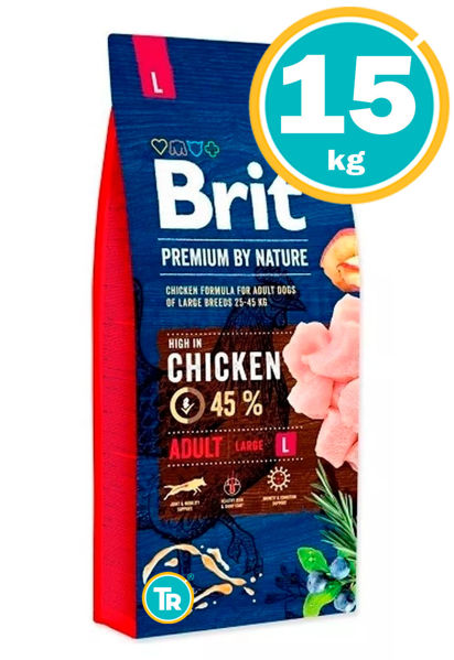 Imagen de BRIT PREMIUM DOG ADULTO LARGE 15KG - OUTLET
