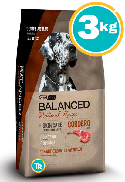 Imagen de BALANCED Perro Natural Recipe Cordero 3kg