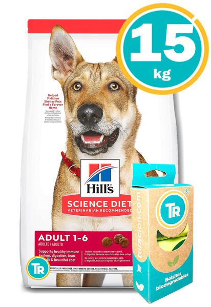 Imagen de HILLS Adulto Original 15kg + BolsasTR