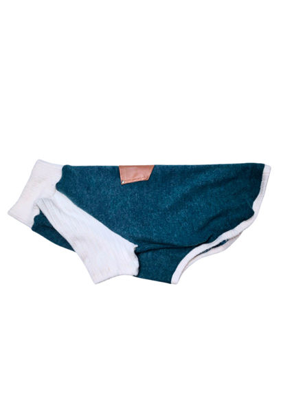 Imagen de Buzo Angora Stretch Azul Petróleo Talle 4