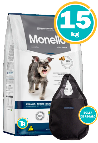 Imagen de MONELLO Perro Senior 15Kg +  Bolsa Para Auto