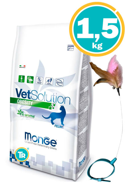 Imagen de VET SOLUTION Cat Obesity 1.5 KG + Juguete Ventosa