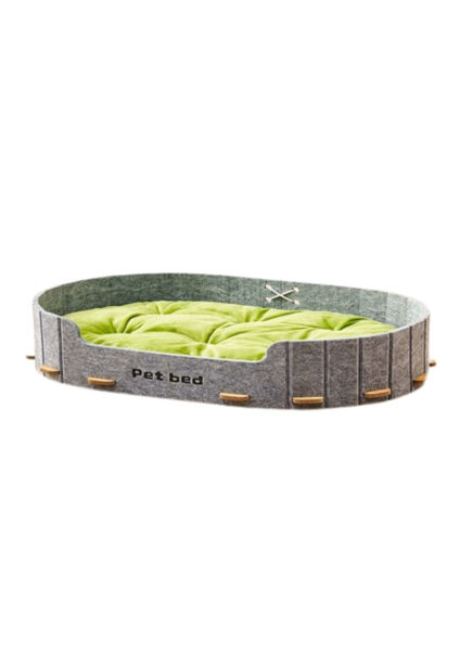 Imagen de CAMA PARA GATO COLOR GRIS CON ALMOHADON - TR203