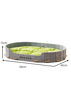 Imagen de CAMA PARA GATO COLOR GRIS CON ALMOHADON - TR203
