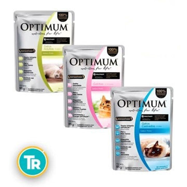Imagen de Optimus Gato Adulto 85gr. sabor Pollo