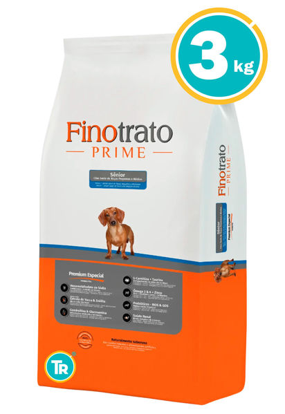 Imagen de FINOTRATO SENIOR RAZAS PEQUEÑAS Y MEDIANAS 3KG
