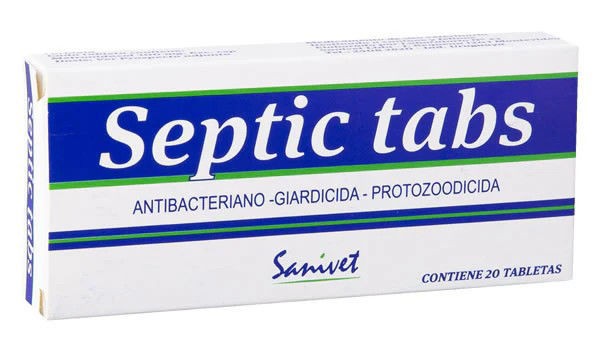 Imagen de SEPTIC TABS 300MG 20 COMPRIMIDOS - SANIVET