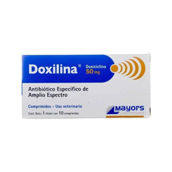 Imagen de DOXILINA 50MG 10 COMP