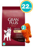 Imagen de GRAN PLUS DOG ADULTO 20+2KG (FRACCIONADOS)  POLLO Y ARROZ