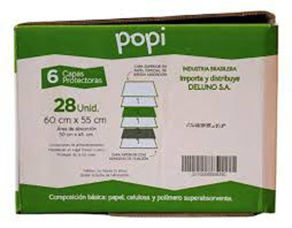 Imagen de PAÑOS HIGIENICOS POPI 55CMX60CM