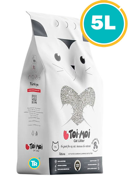 Imagen de TOI MOI CARBÓN ACTIVADO CAT LITTER 5LTS