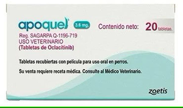 Imagen de APOQUEL 3.6MG 20 COMPRIMIDOS