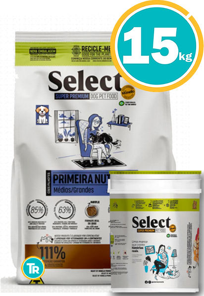 Imagen de SELECT Primera Nutrición Med/Gde 15kg + Contenedor