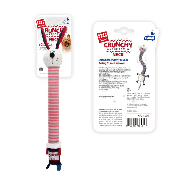 Imagen de Peluche Conejo Crunchy con Cuello Flexible – GiGwi