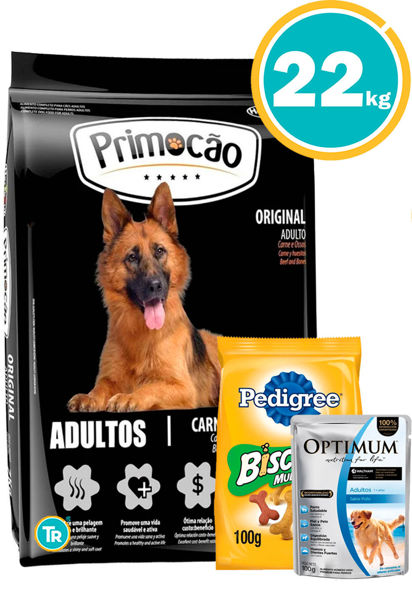 Imagen de PRIMOCAO Original (NEGRA) 20 + 2kg + Biscrok y Salsa