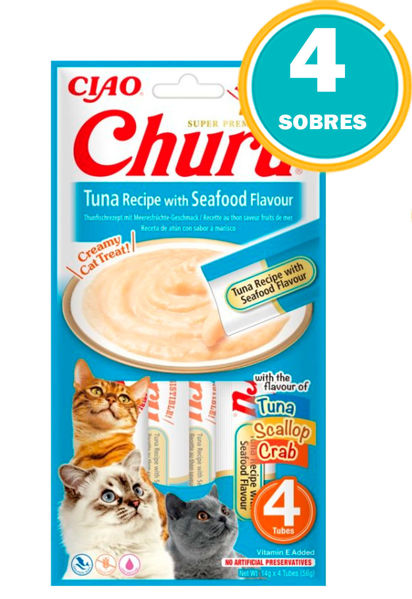Imagen de CHURU ATUN Y VIEIRA 56GR 4 SOBRES