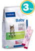 Imagen de HPM Virbac Gato Kitten Baby Pre Neutered 3kg + Snacks