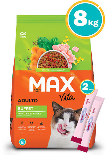 Imagen de MAX Cat Gato Buffet 8kg + Regalo