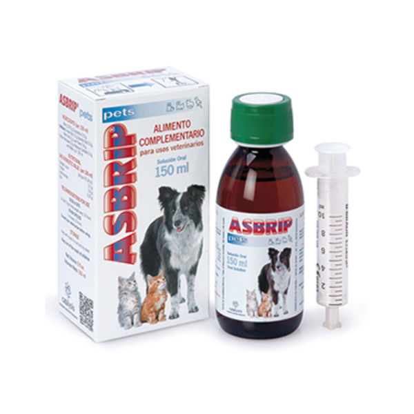 Imagen de Asbrip Pets oral 150 mL (Antiséptico, Desinfectante, Espectorante)