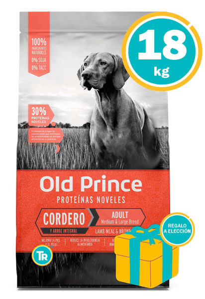 Imagen de OLD PRINCE Perro Adulto Cordero 15 + 3 kg + Furzapper