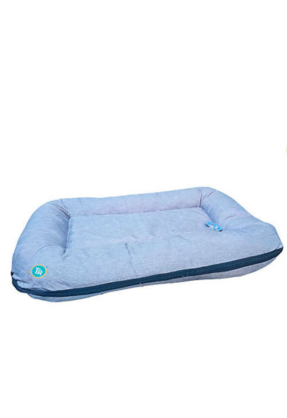 Imagen de COLCHONETA GRIS FORRO REMOVIBLE CHICA