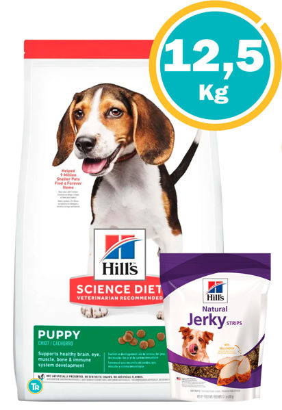 Imagen de HILLS Perro Cachorro Razas Medias 12,5 Kg + Snack de regalo