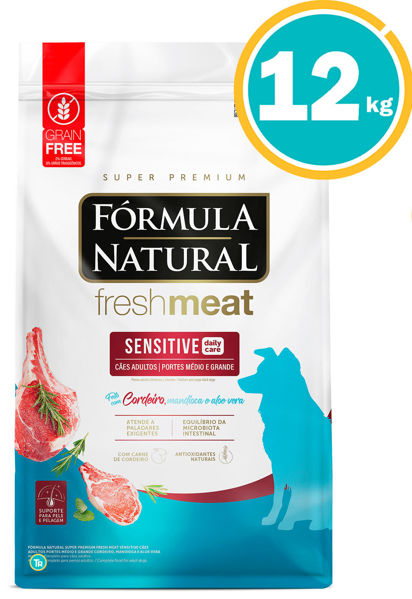 Imagen de Fórmula Natural Fresh Meat SENSITIVE Raza Mediana 12kg