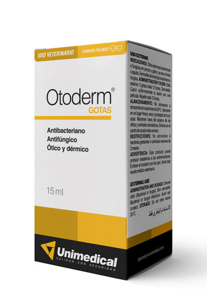 Imagen de OTODERM 15 Ml Solución Otica Gotas
